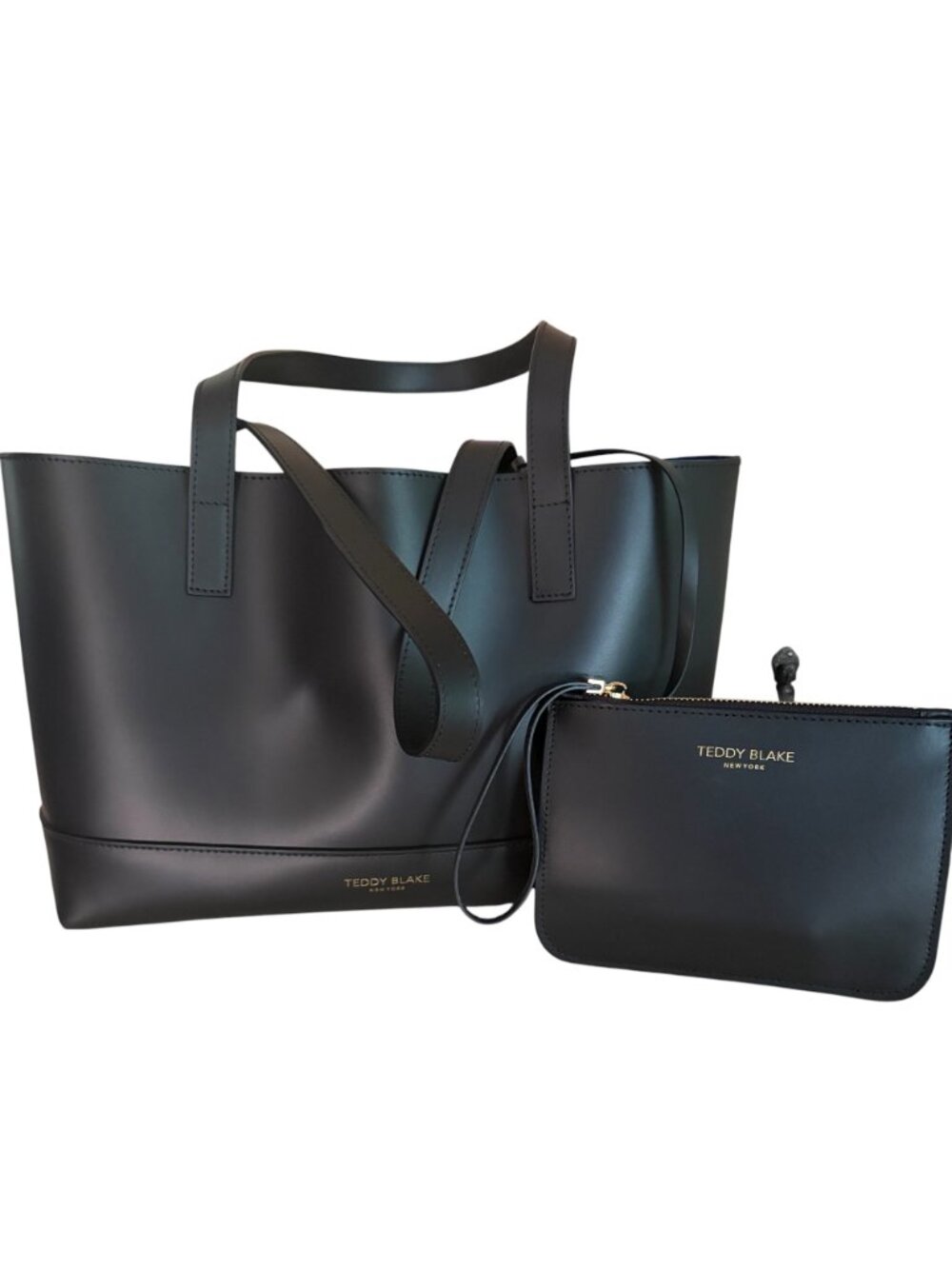 Authentic Teddy Blake Alice Luxury Handbag Shoulder Shopper Tote Black Leather - Picture 13 of 14